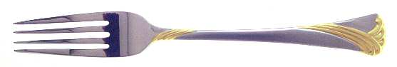 Kelly Gold Frosted (Stainless) Fork