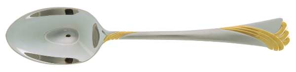 Kelly Gold Frosted (Stainless) Place/Oval Soup Spoon
