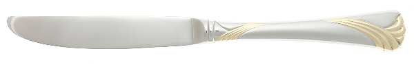 Kelly Gold Frosted (Stainless) Modern Hollow Knife