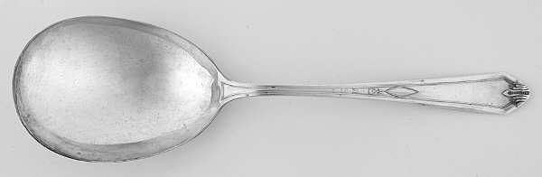 LAX1 (Silverplate) Solid Smooth Casserole Spoon