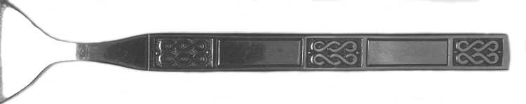 LCU71 (Stainless) Medium Solid Cold Meat Serving Fork