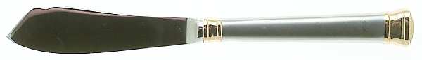 Eternal Gold Frosted Hollow Handle Master Butter Knife