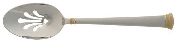 Eternal Gold Frosted Pierced Tablespoon (Serving Spoon)