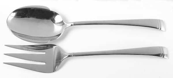 Federal Platinum (Stainless) (2 Pc) Solid Salad Set