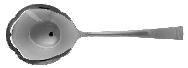 Federal Platinum (Stainless) Oversize Casserole Spoon with Stainless Shell Bowl