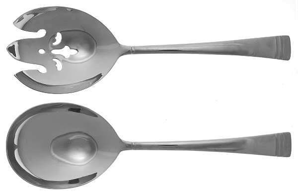 Federal Platinum (Stainless) 2 Piece Salad/Casserole Set, Solid Pieces