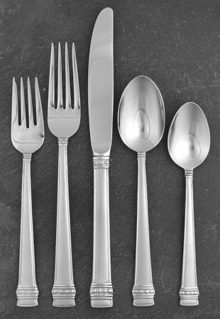 Hancock Frosted 5 Piece Place Setting
