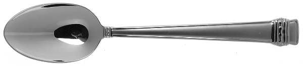 Hancock Frosted Place/Oval Soup Spoon