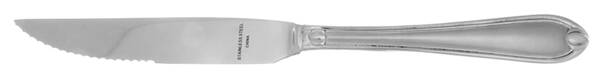 Chandelle Frosted Steak Knife Individual Hollow, Serrate HC