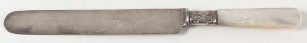 Pearl Handle Flatware 5 Old French Hollow Knife