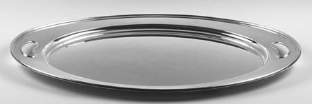 Early American-Plain (Sterling, Hollowware)  Large Waiter Tray
