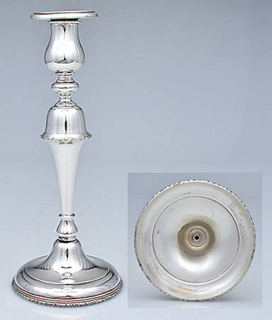 William & Mary (Sterling, Hollowware)  Metal Weighted Anchor Candlestick