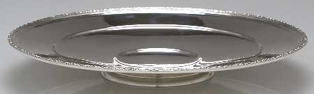William & Mary (Sterling, Hollowware)  Footed Sterling Sandwich Plate