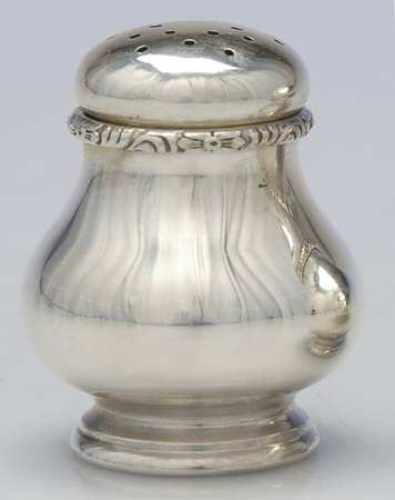 William & Mary (Sterling, Hollowware)  Individual Pepper Shaker