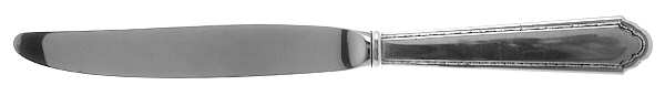William & Mary (Sterling, Monograms) Modern Hollow Knife by Lunt Silver