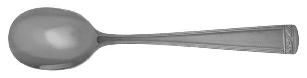Landmark Platinum Frosted (Stainless) Round Bowl Soup Spoon (Cream Soup) HC