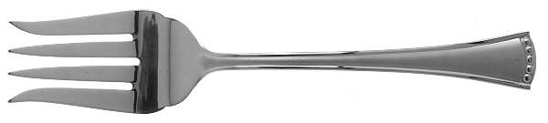 Butler's Pantry Frosted (Stainless) Medium Solid Cold Meat Serving Fork