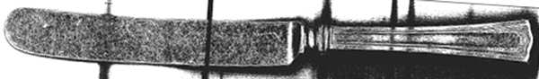 LUS15 (SILVERPLATE) Old French Hollow Knife