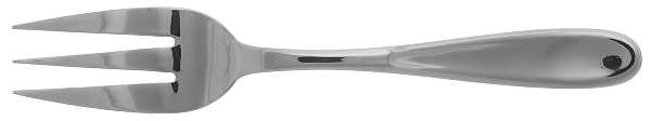 LGS1 (STAINLESS) Medium Solid Cold Meat Serving Fork