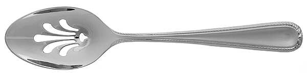 Swedish Lodge Frosted (Stainless) Pierced Tablespoon (Serving Spoon)