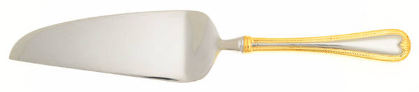 Vintage Jewel Gold (Stainless, Gold Accent) Pie and Cake Server with Stainless Blade HC