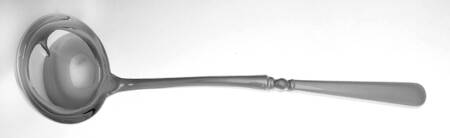 Pearl Platinum-Satin Accent (Stainless) Soup Ladle with Stainless Bowl HC
