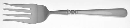 Pearl Platinum-Satin Accent (Stainless) Cold Meat Fork Large, Stainless Tines HC