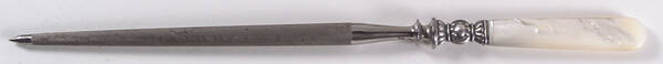Pearl Handle Flatware 3 (Sterling) Large Silverplate Rod Knife Sharpener