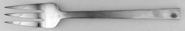 Academy (Silverplate) Large Solid Cold Meat Serving Fork