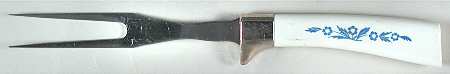 Cornflower Blue Carving Fork Stainless Prongs