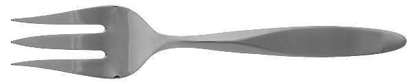 Verge (Stainless) Medium Solid Cold Meat Serving Fork