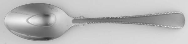 Williamsburg Feather Edge Frosted (Stainless) Tablespoon (Serving Spoon)