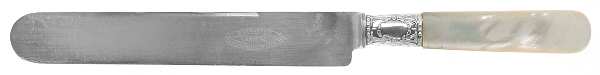 Pearl Handle Flatware 9 (Sterling) Hollow Pearl Handle Old French Knife