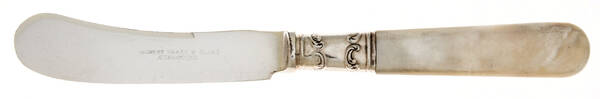 Pearl Handle Flatware 12 (Sterling) Pearl Handle Butter Spread/Paddle