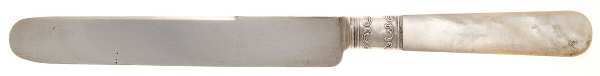 Pearl Handle Flatware 12 (Sterling) Old French Hollow Knife