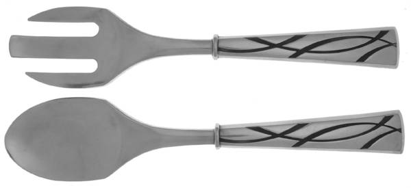 Vibe (Hollowware) (2 Pc) Solid Salad Set