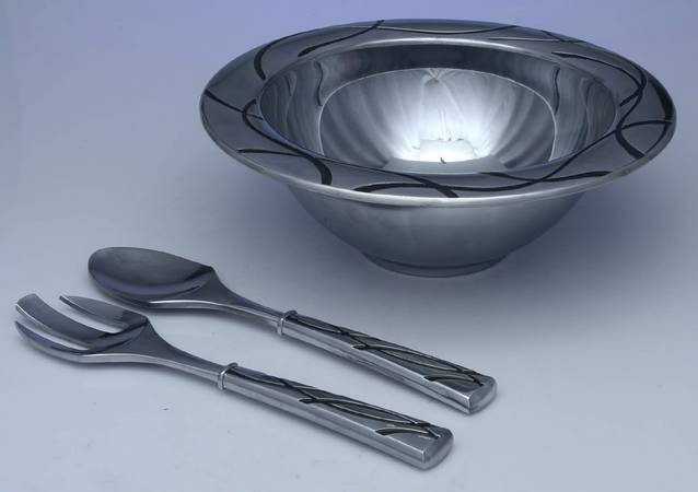 Vibe (Hollowware) (3 Pc) Salad Serving Set (SB13 & SLD2S)