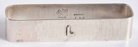 LBO1 (Sterling, Hollowware) Napkin Ring