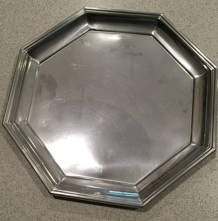 Williamsburg Collection (Pewter, Hollowware) 14" Octagonal Tray