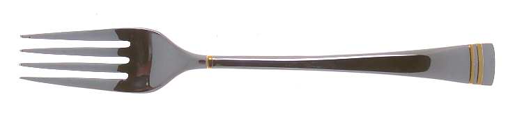 Federal Gold (Stainless, Gold Bands) Individual Salad Fork