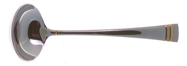 Federal Gold (Stainless, Gold Bands) Solid Gravy Ladle