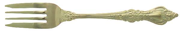 LCU81 (Gold Electroplate) Individual Salad Fork