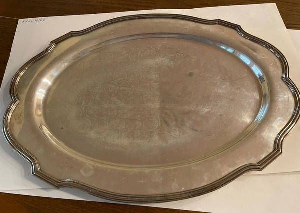 507 (Silverplate, Hollowware) 19" Oval Serving Platter
