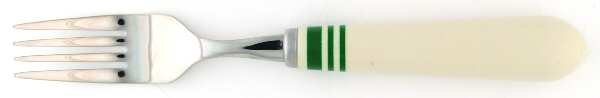 Cafe Stripe-Green (Stainless) Individual Salad Fork