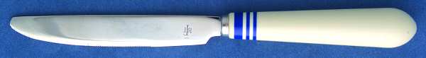 Cafe Stripe-Blue (Stainless) New French Hollow Knife