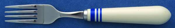 Cafe Stripe-Blue (Stainless) Individual Salad Fork