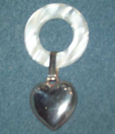 Baby Sterling Hollowware Teething Ring