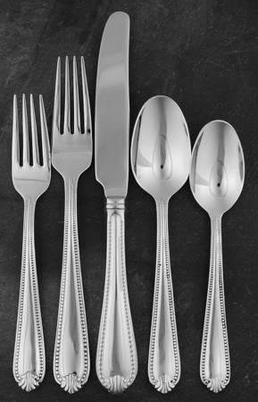 Bead (Stainless) 5 Piece Place Setting