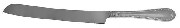 Bead (Stainless) Wedding Cake Knife with Stainless Blade HC