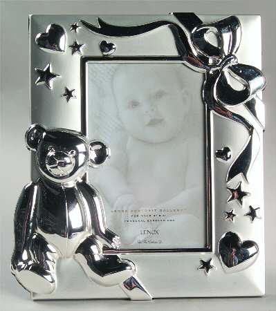 Smithsonian Teddy Collection (Silverplate, Hollow) Frame-Holds 4" X 6"